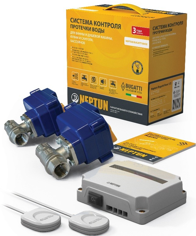 Состав системы контроля от протечки воды Система контроля от протечки воды